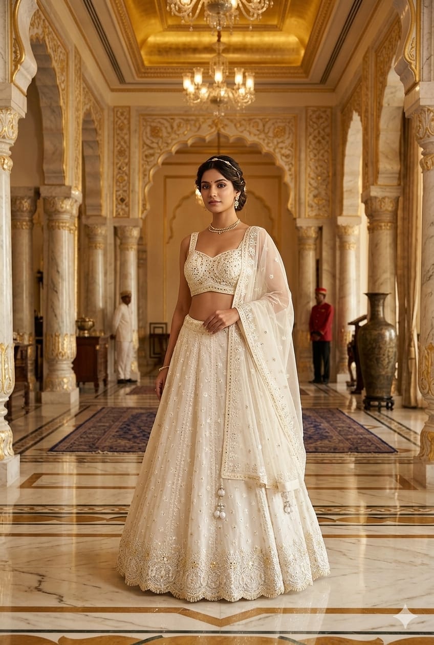 WEDDING,RECEPTION FUNCTIONAL PARTY WEAR LEHENGA CHOLI
