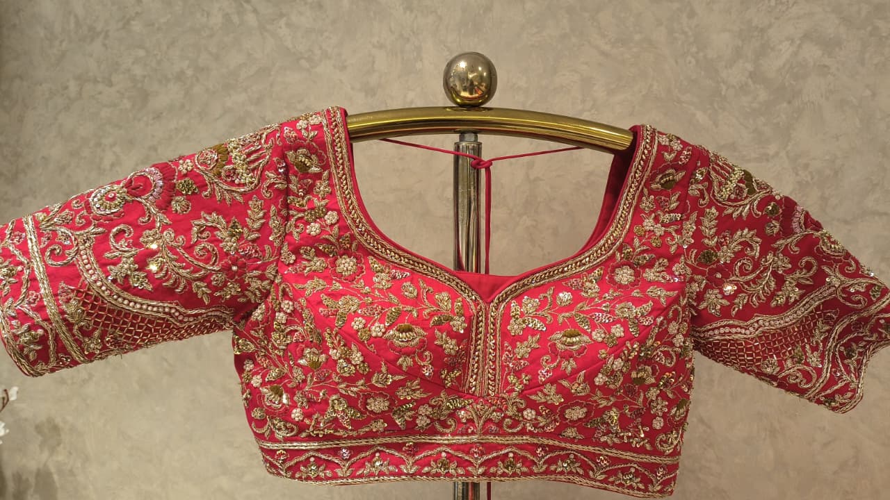 BRIDAL RECEPTION PARTY WEAR BRIDAL LEHENGA CHOLI