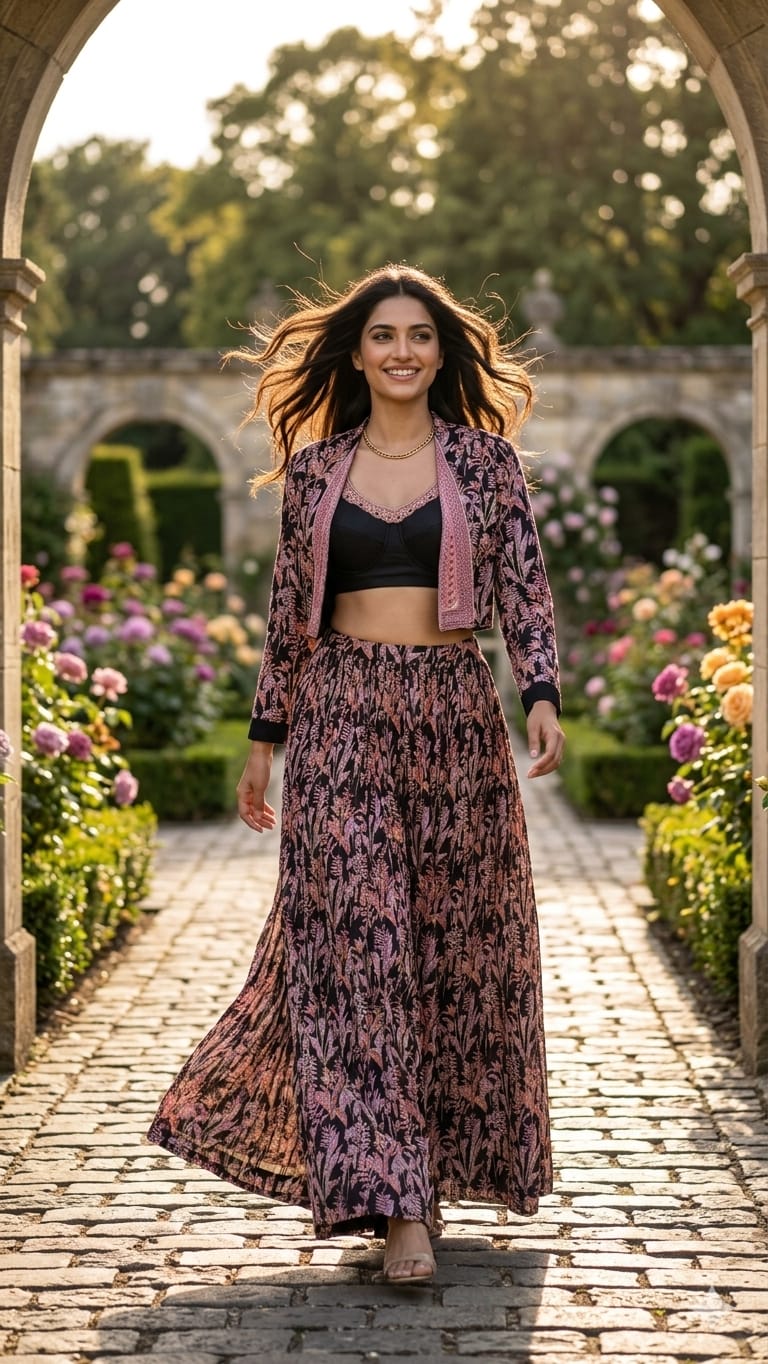 INDO-WESTERN FESTIVE OCCASSION PARTY WEAR OUTFIT
