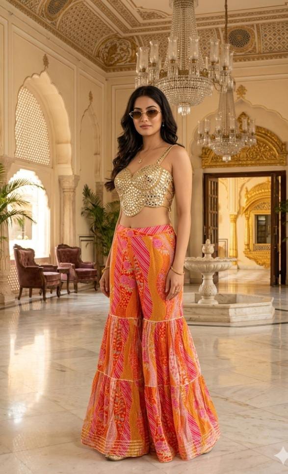 FESTIVE FUNCTIONAL PARTY WEAR OUTFIT