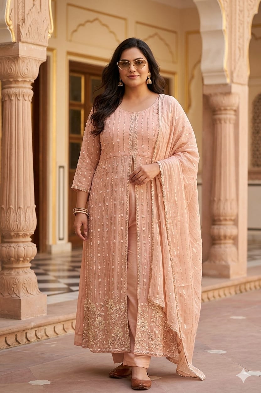 FUNCTIONAL FESTIVE  OCCASSION PARTY WEAR OUTFIT