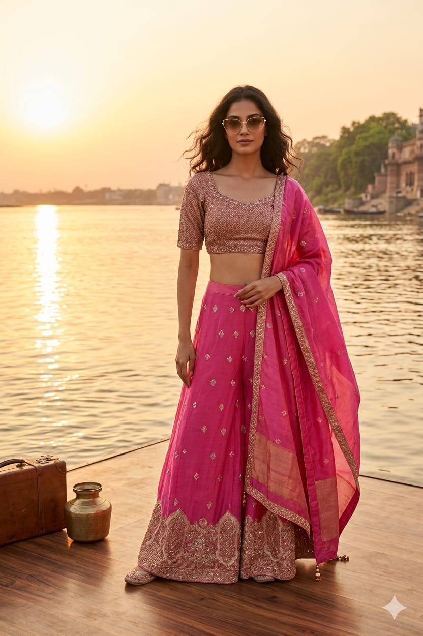 INDO-WESTERN FESTIVE OCCASSION PARTY WEAR OUTFIT