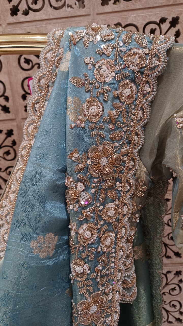 WEDDING,RECEPTION FESTIVE FUNCTIONAL PARTY WEAR SAREE