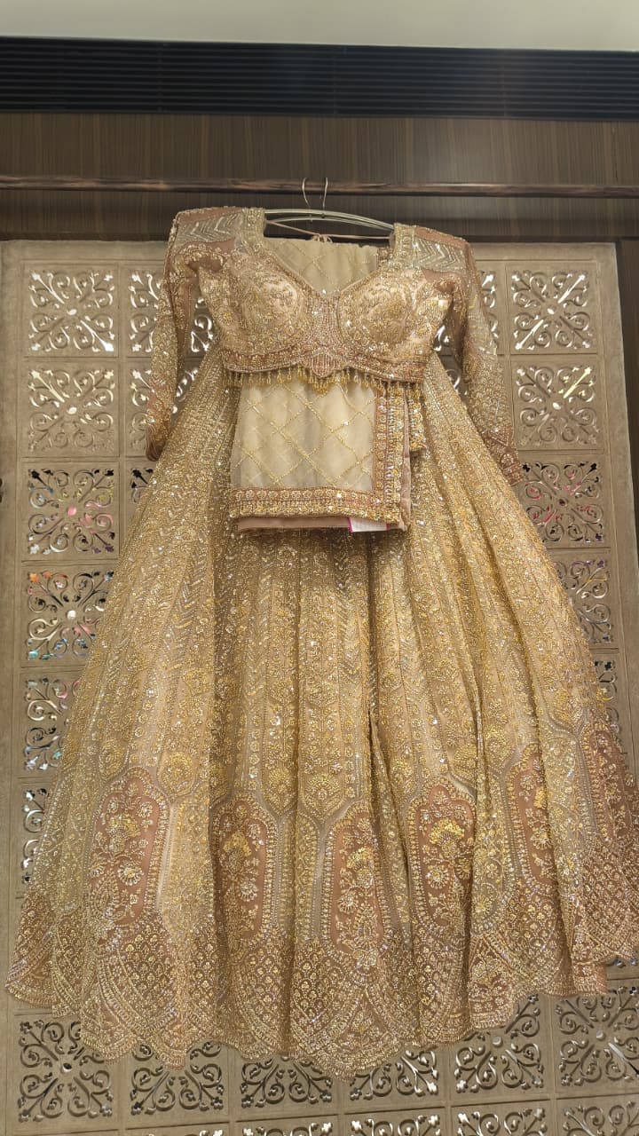 WEDDING,RECEPTION FUNCTIONAL PARTY WEAR LEHENGA CHOLI