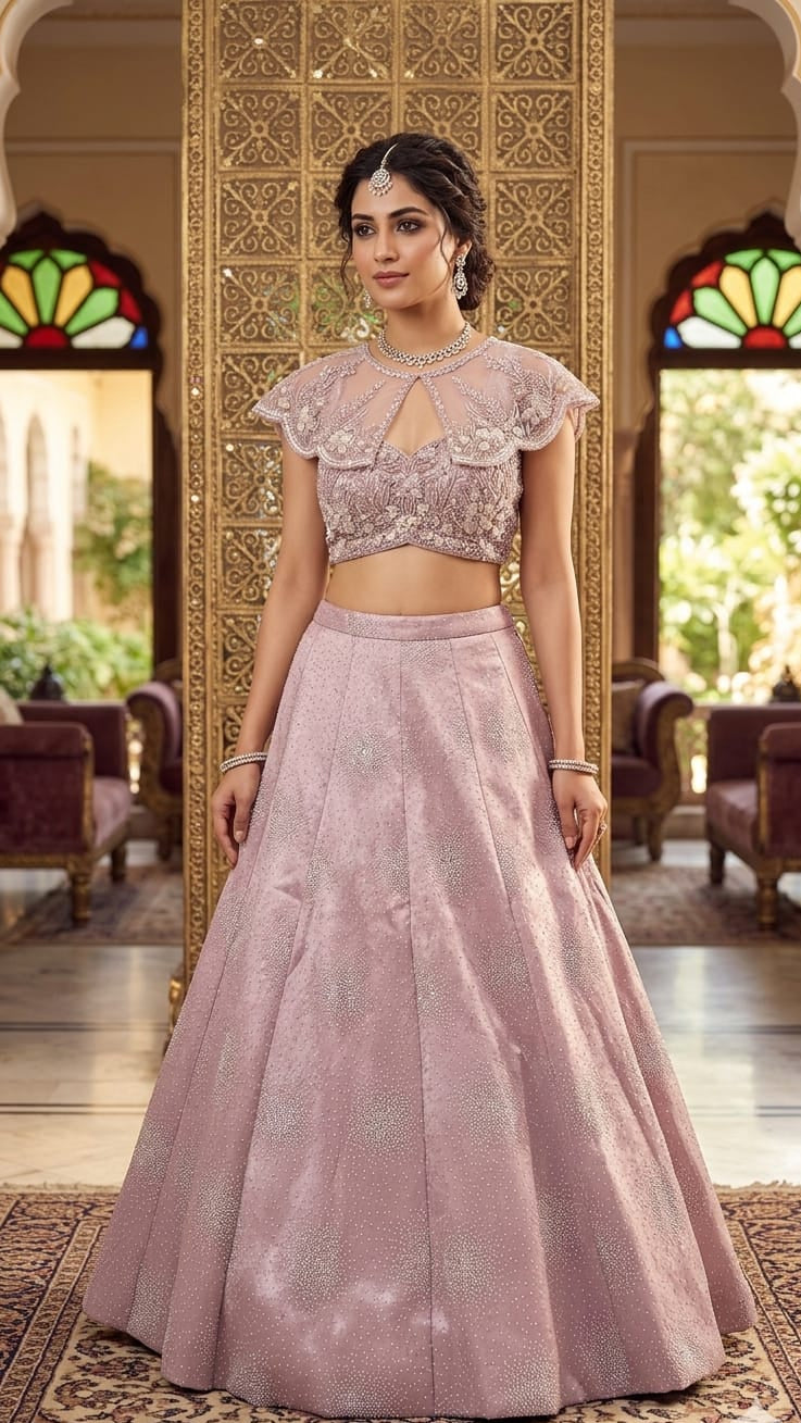 ENGAGEMENT,WEDDING FUNCTIONAL PARTY WEAR LEHENGA CHOLI