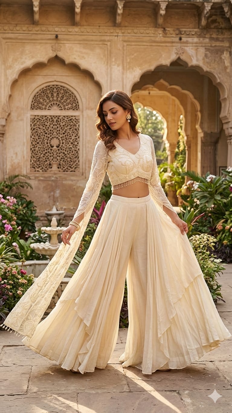 INDO-WESTERN FESTIVE OCCASSION PARTY WEAR OUTFIT