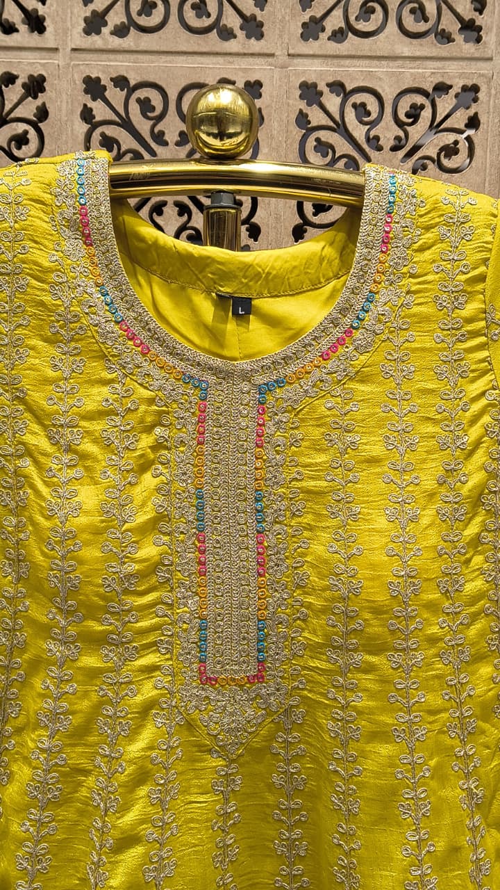 HALDI,MEHENDI FESTIVE LOOK PARTY WEAR OUTFIT