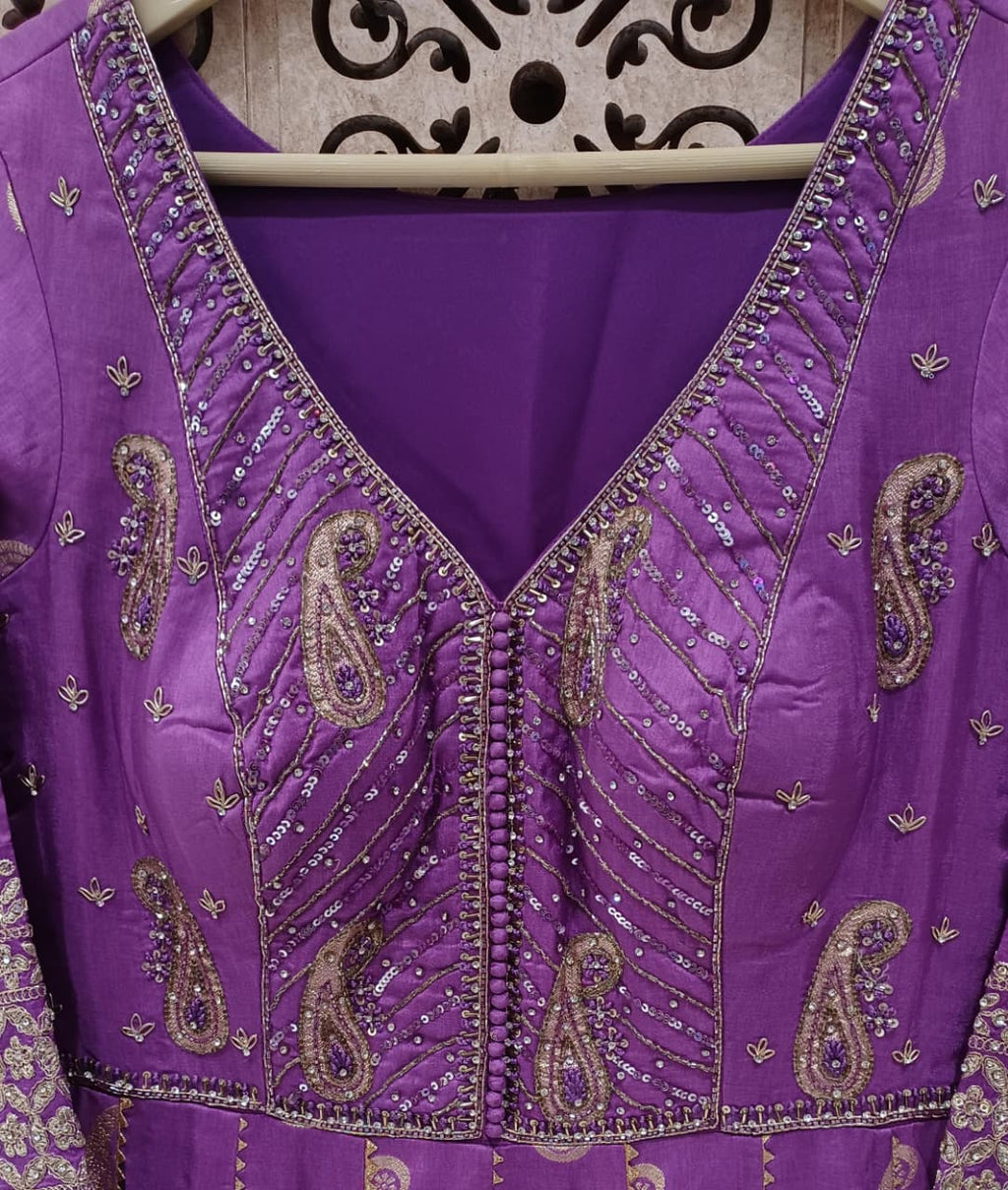 FESTIVE OCCASSION PARTY WEAR ANARKALI OUTFIT