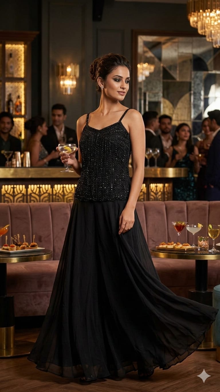 PALAZZO SET FESTIVE OCCASSION PARTY WEAR OUTFIT