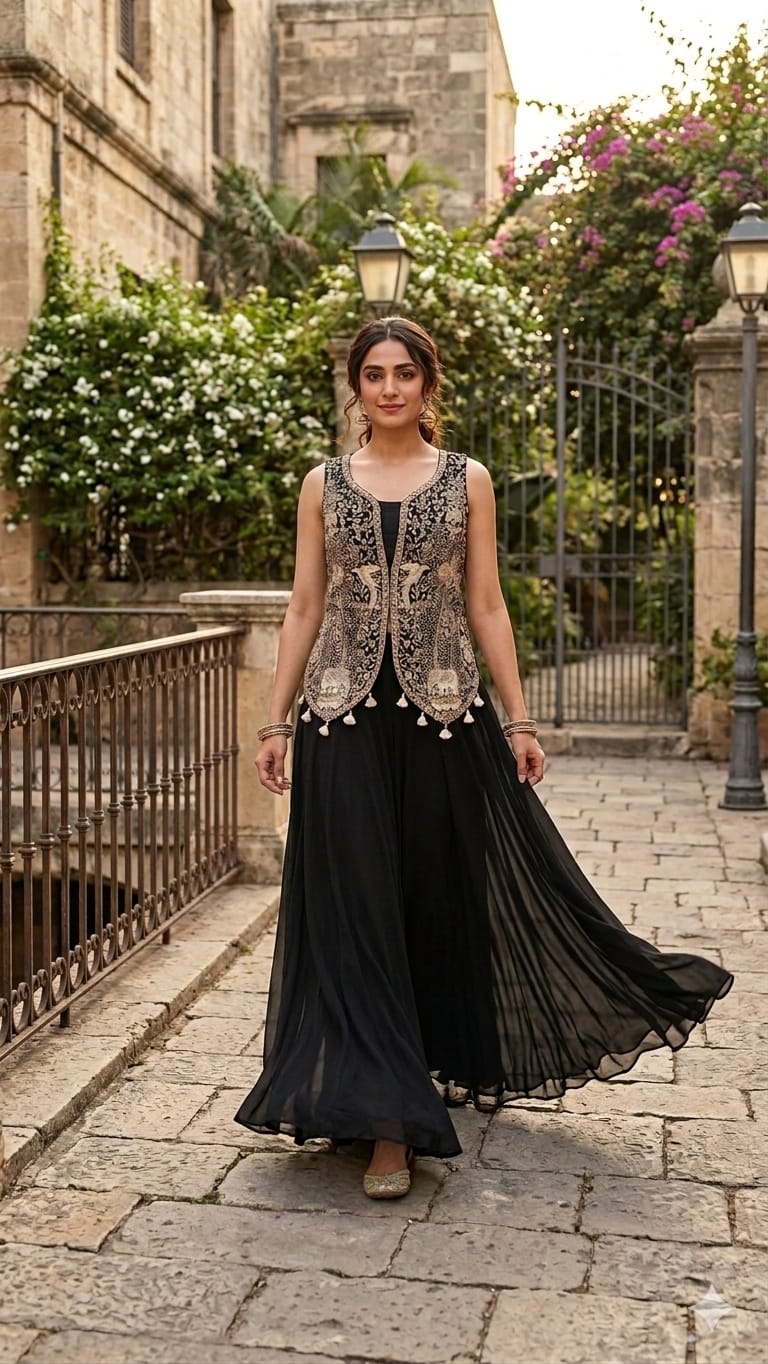 FESTIVE FUNCTIONAL PARTY WEAR OUTFIT