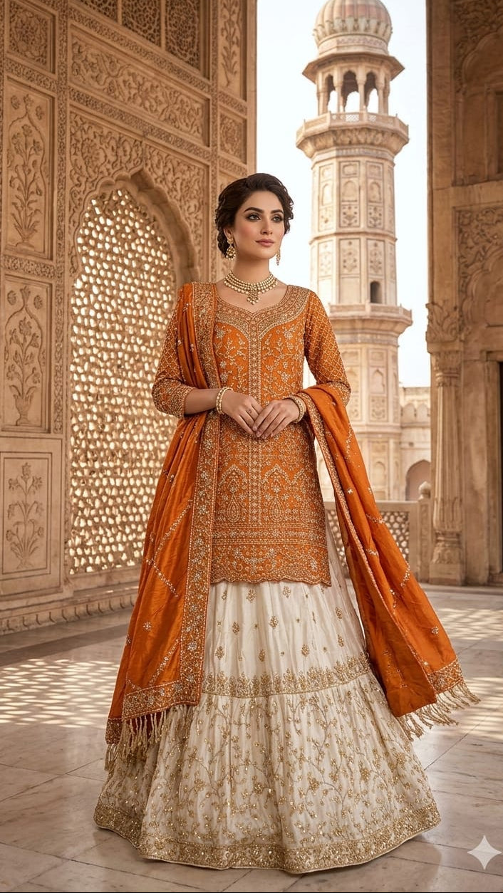 WEDDING RECEPTION FESTIVE OCCASSION PARTY WEAR OUTFIT
