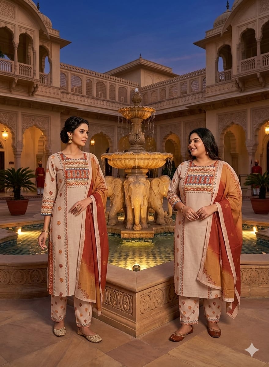 DAILY WEAR CASUAL KURTA SET