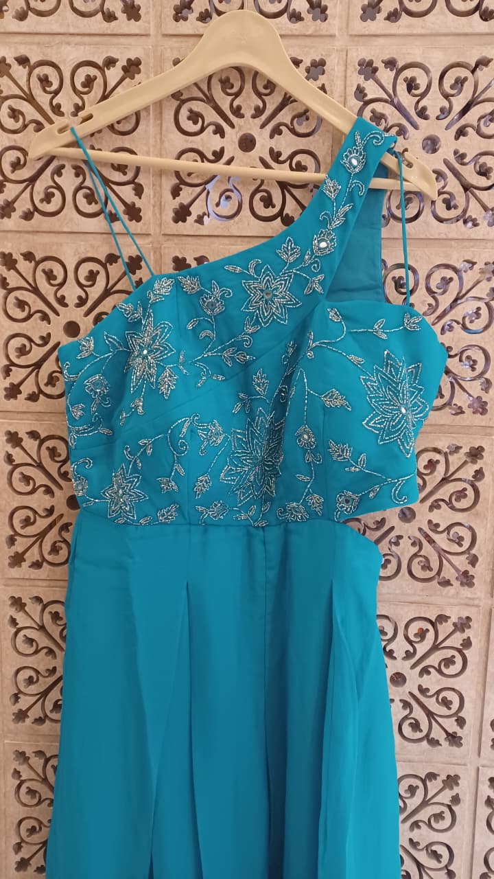 INDO-WESTERN FESTIVE OCCASSION PARTY WEAR JUMPSUIT