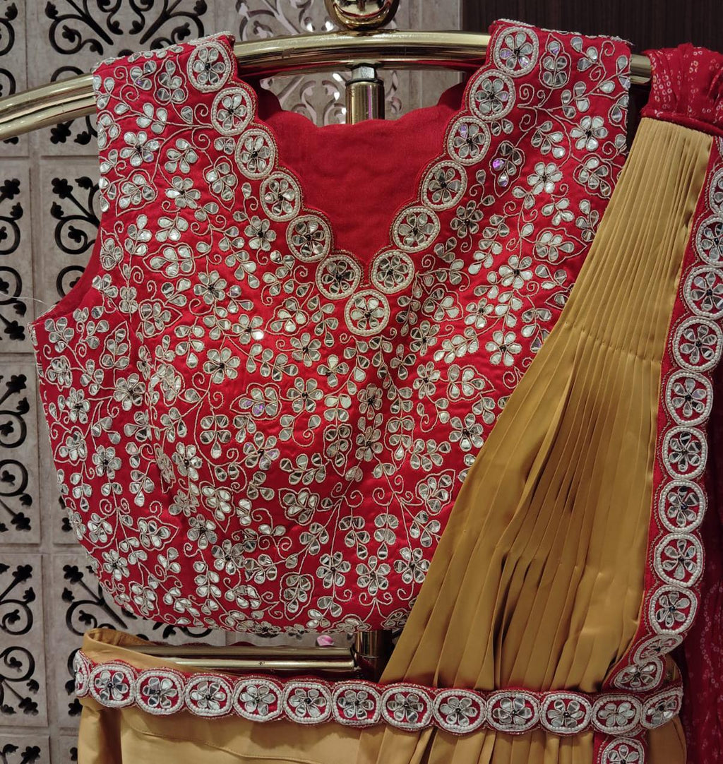 HALDI,MEHENDI FESTIVE OCCASSION PARTY WEAR SAREE