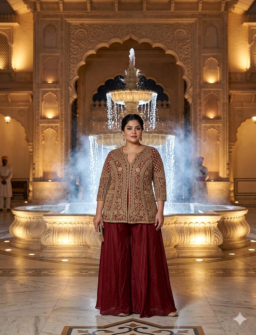 MEHENDI,HALDI FESTIVE FUNCTIONAL PARTY WEAR OUTFIT