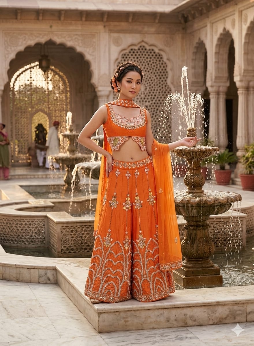 INDO-WESTERN FESTIVE OCCASSION PARTY WEAR OUTFIT