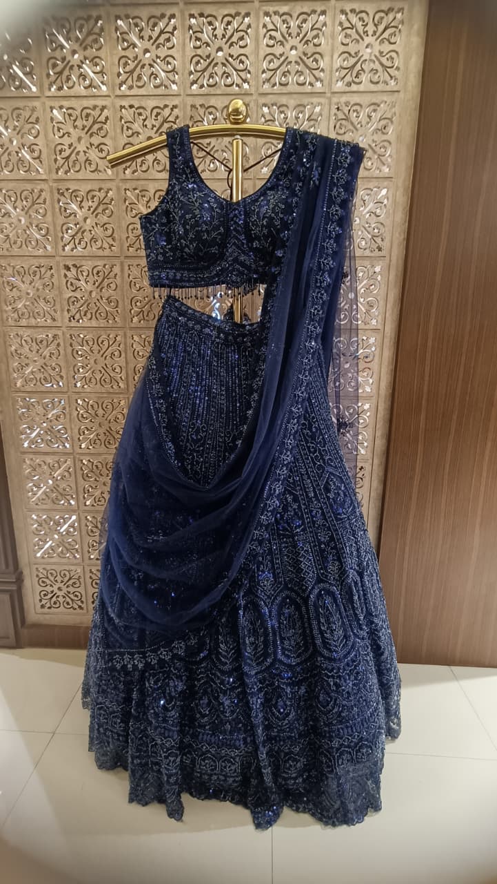 WEDDING,RECEPTION FUNCTIONAL PARTY WEAR LEHENGA CHOLI