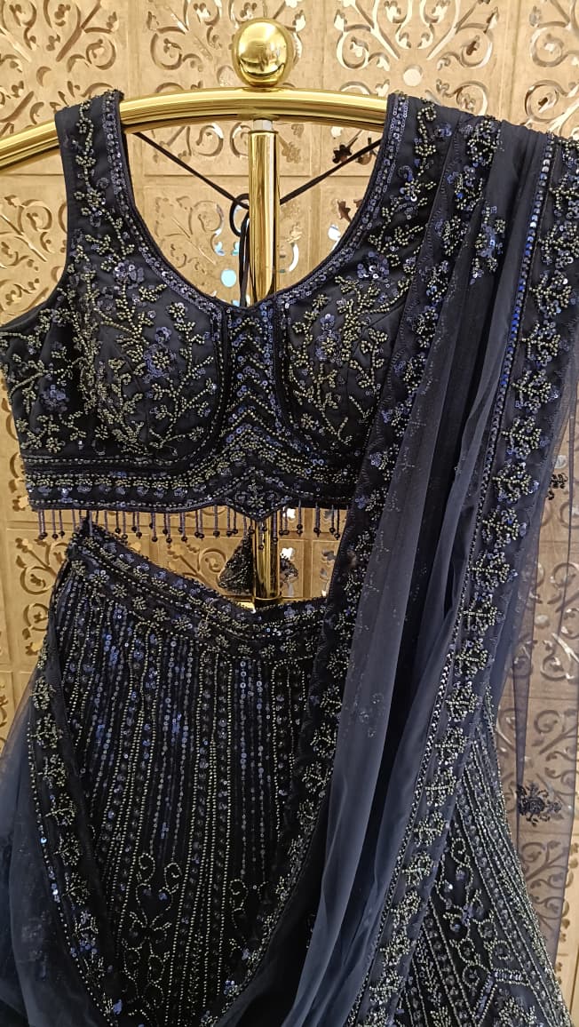 WEDDING,RECEPTION FUNCTIONAL PARTY WEAR LEHENGA CHOLI