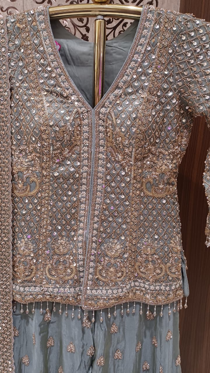 HALDI,MEHENDI FUNCTIONAL PARTY WEAR OUTFIT