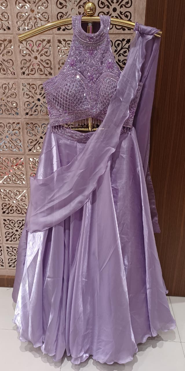 WEDDING,RECEPTION FUNCTIONAL PARTY WEAR DESIGNER LEHENGA CHOLI