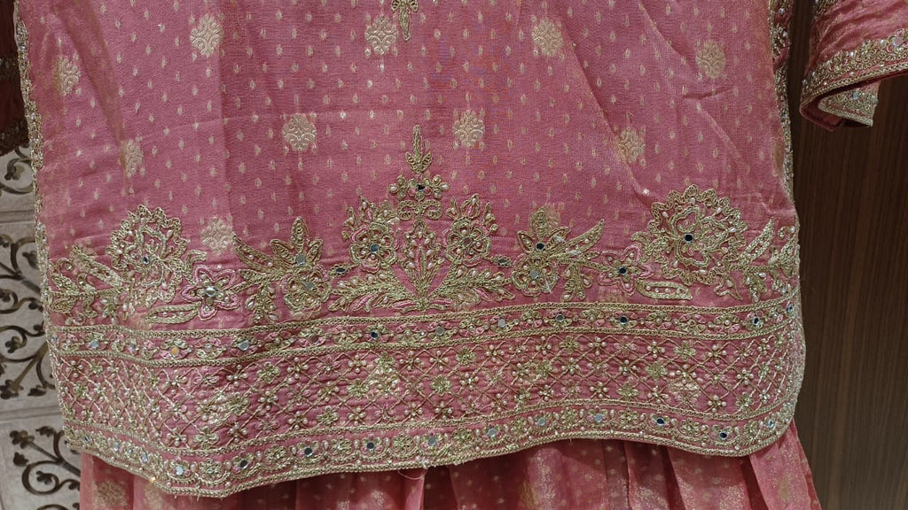 LONG TOP WITH SKIRT DESIGNER LEHENGA