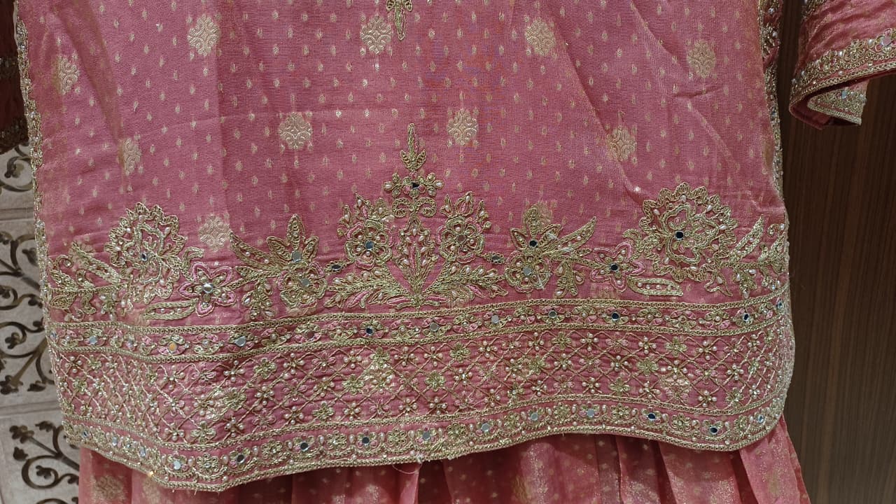 LONG TOP WITH SKIRT DESIGNER LEHENGA