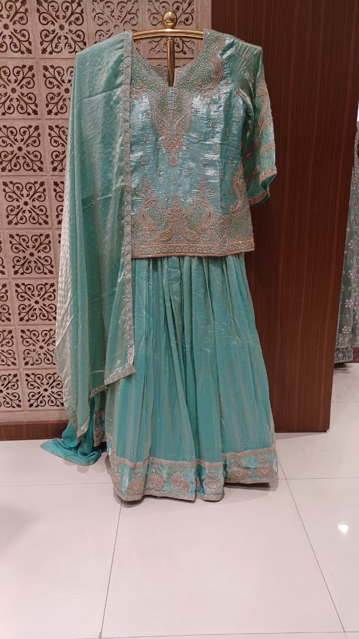 WEDDING,RECEPTION,FUNCTIONAL DESIGNER LEHENGA