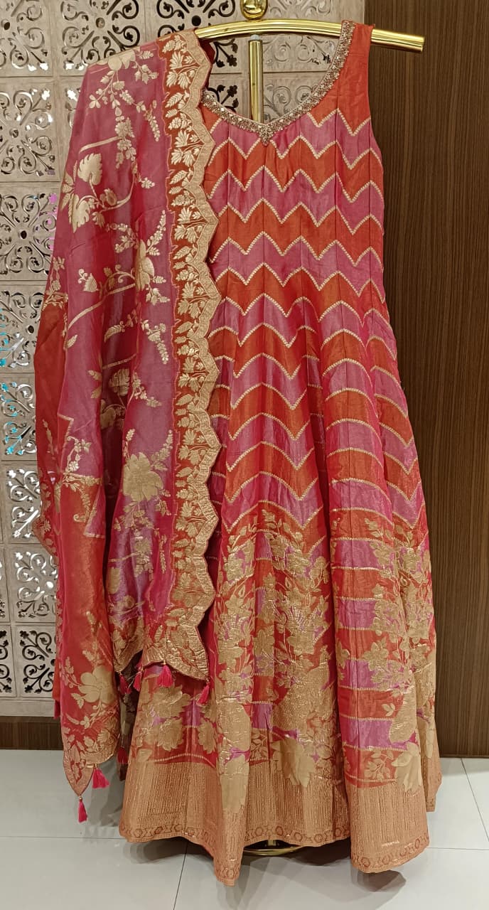 FLOOR LENGTH PARTY WEAR GOWN