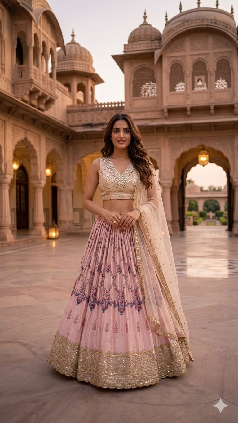 HALDI,MEHENDI WEDDING FESTIVE OCCASSION LEHENGA CHOLI