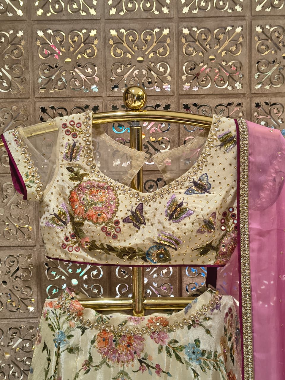 WEDDING,HALDI,MEHENDI FUNCTIONAL LEHENGA CHOLI