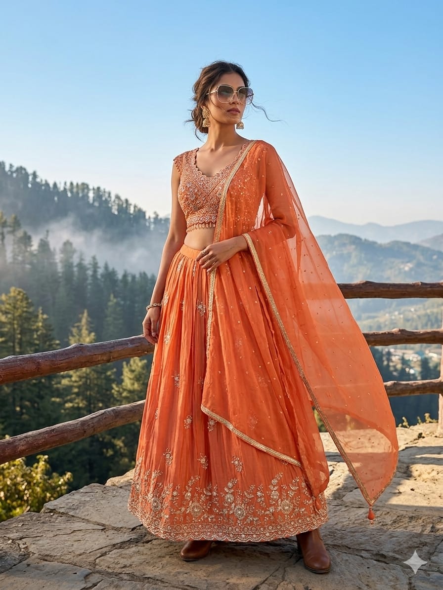 HALDI,MEHENDI,FUNCTIONAL PARTY WEAR LEHENGA CHOLI