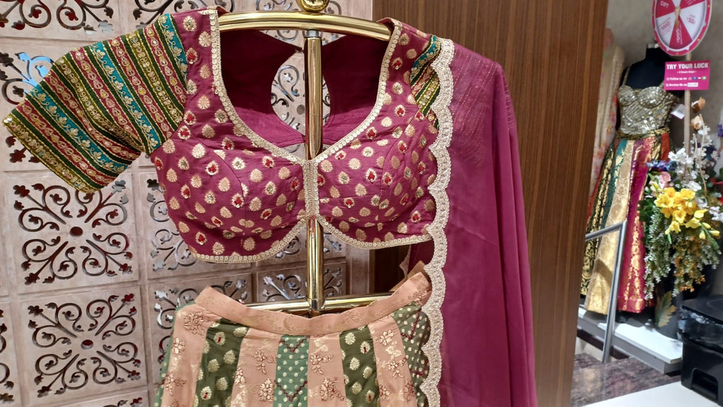 MEHENDI,HALDI,FESTIVE FUNCTIONAL PARTY WEAR LEHENGA CHOLI