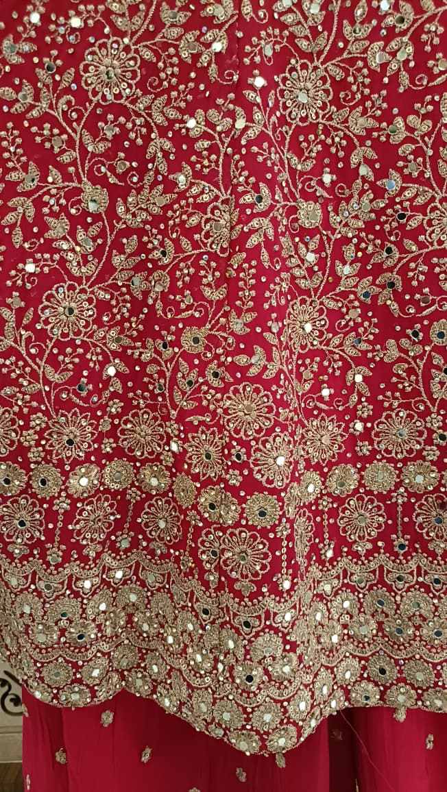 Georgette Palazzo Suit