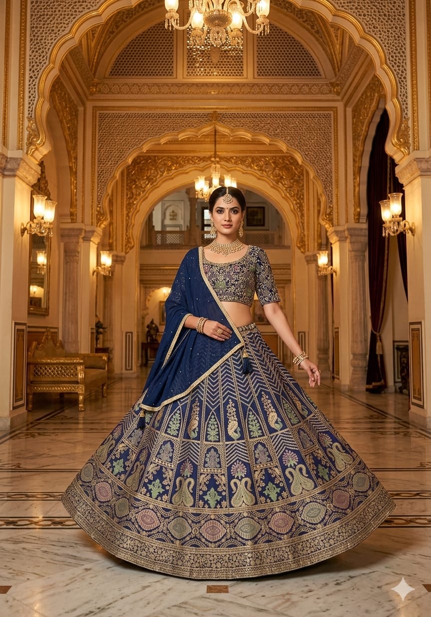 Festival Traditional & Party Wear Sangeet Mehndi Brides Maid Lehenga Choli