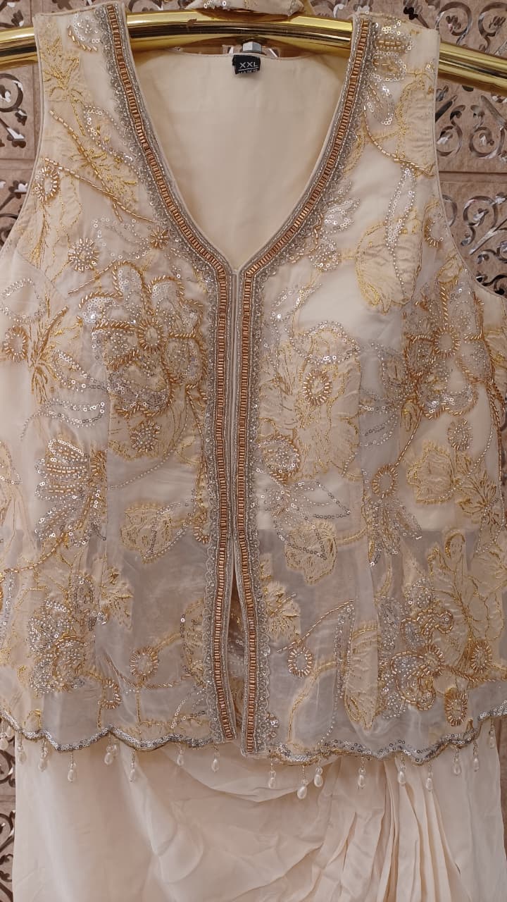 Indo-western, Mid length, Party wear, Tulip Skirt