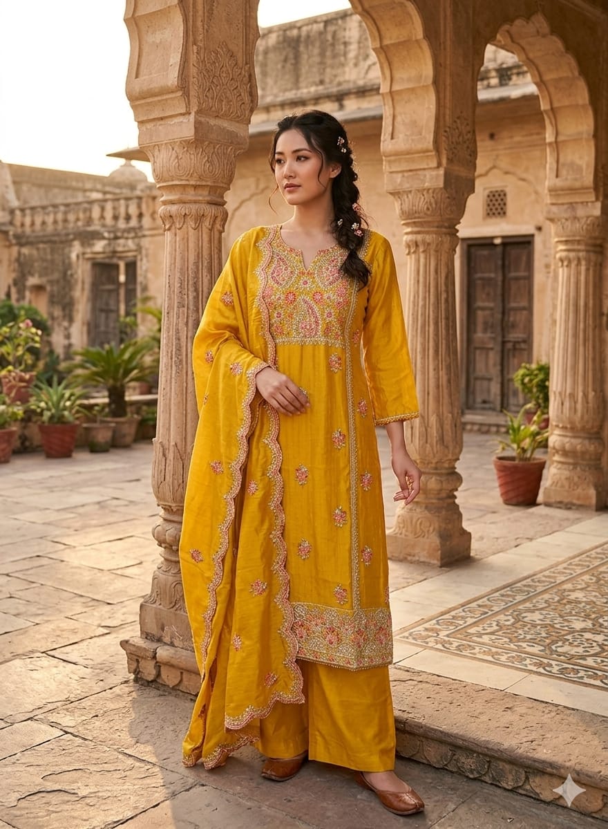 Festive Wear, Haldi Ceremony, Wedding Functions, Party Wear