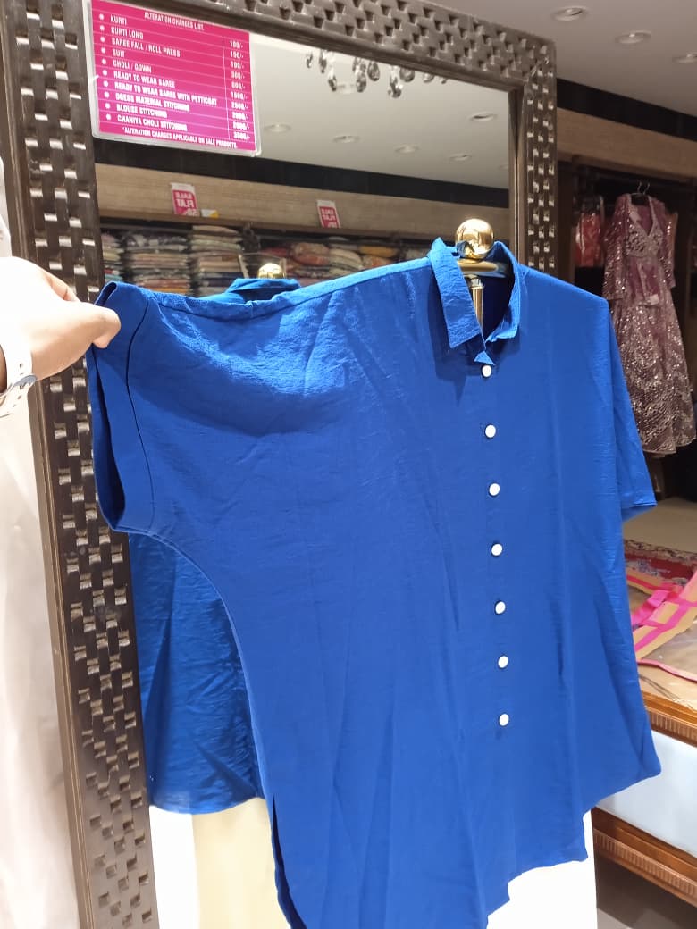 Women's Co-Ord Set, Blue Co-Ord Set, Relaxed Fit Shirt, Straight Pants, Smart Casual, Office Wear, Summer Co-Ord Set, Elegant Women's Outfit.