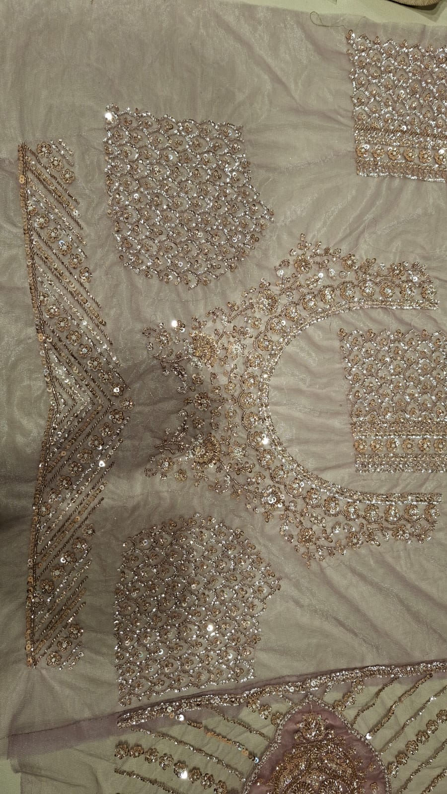 WEDDING AND RECEPTION WEAR HEAVY BRIDAL LEHENGA CHOLI