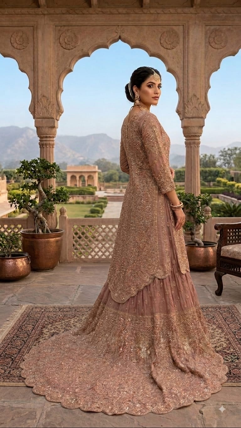 RECEPTION AND ENGAGEMENT WEAR LEHENGA CHOLI