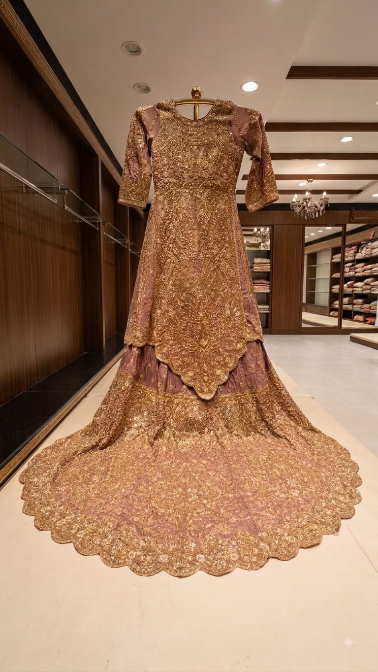 RECEPTION AND ENGAGEMENT WEAR LEHENGA CHOLI