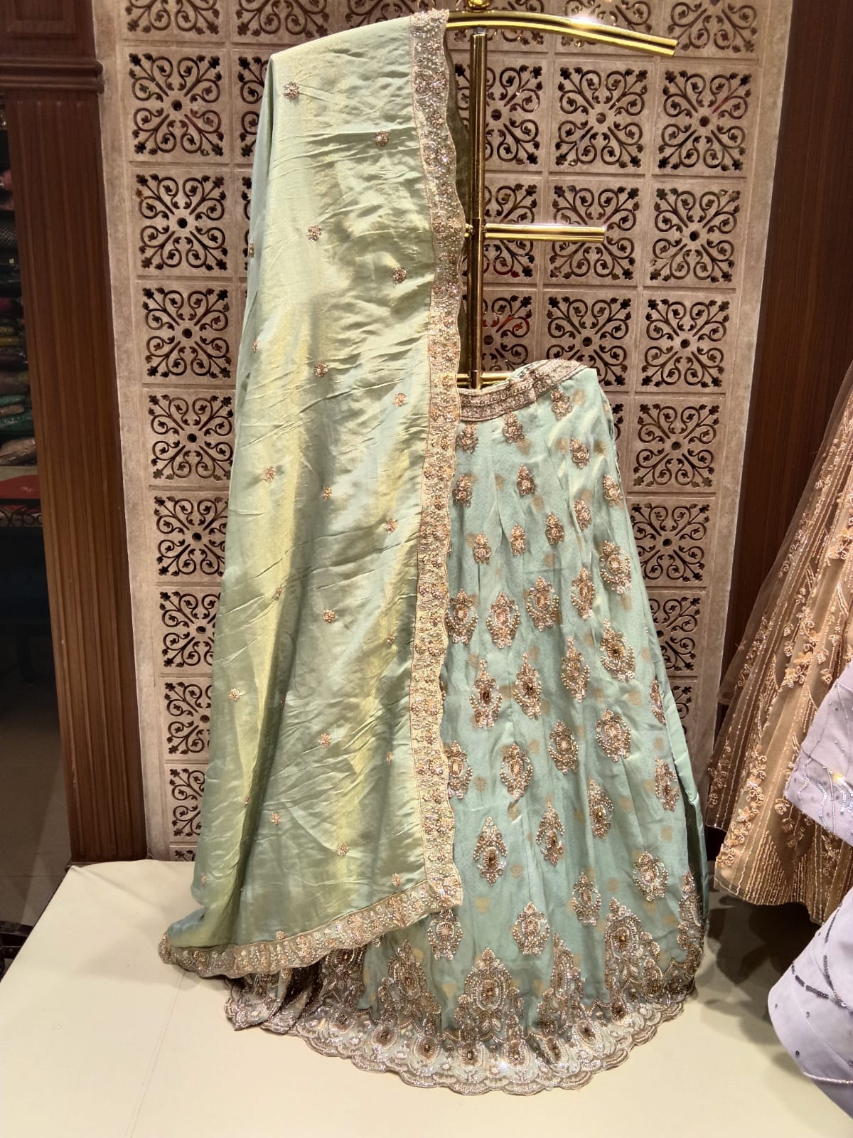RECEPTION AND ENGAGEMENT WEAR LEHENGA CHOLI