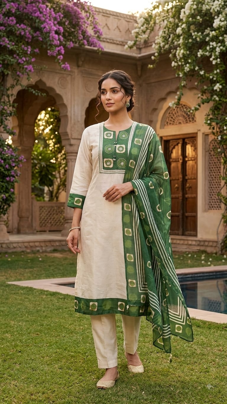 CASUAL WEAR COTTON KURTA SUIT