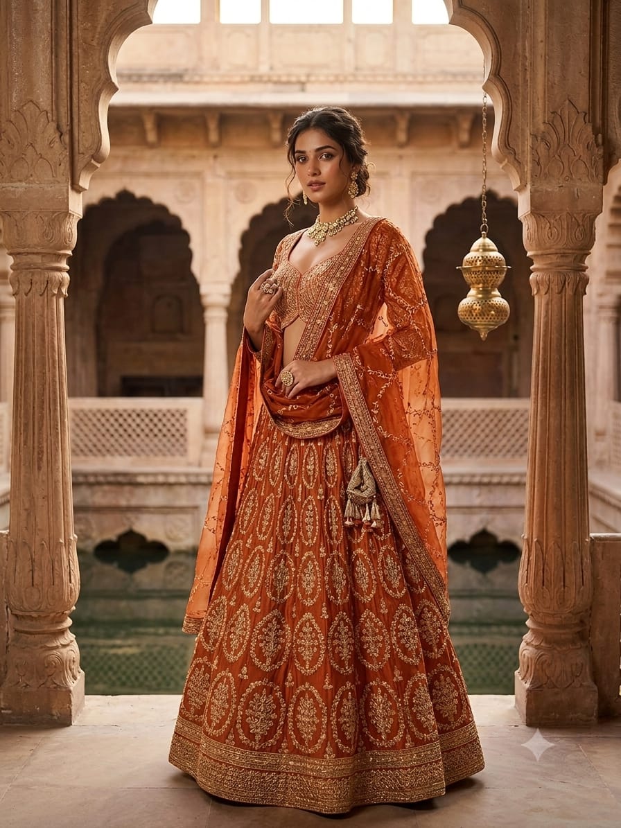 Weddings, sangeet ceremonies, mehendi functions, festive celebrations, receptions, and bridal occasions.
