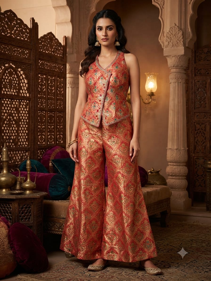 Festive celebrations, weddings, mehendi, sangeet and evening occasions
