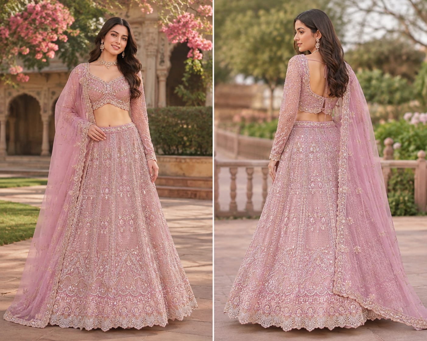 Bridal wear, engagement ceremonies, receptions, sangeet and wedding celebrations