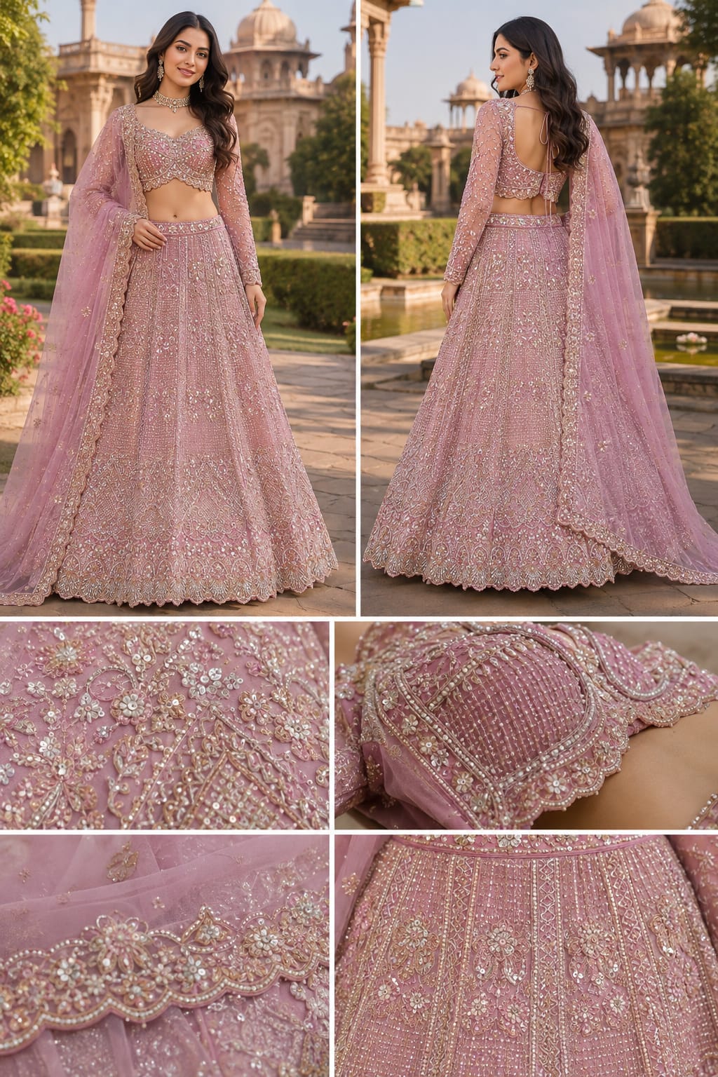 Bridal wear, engagement ceremonies, receptions, sangeet and wedding celebrations