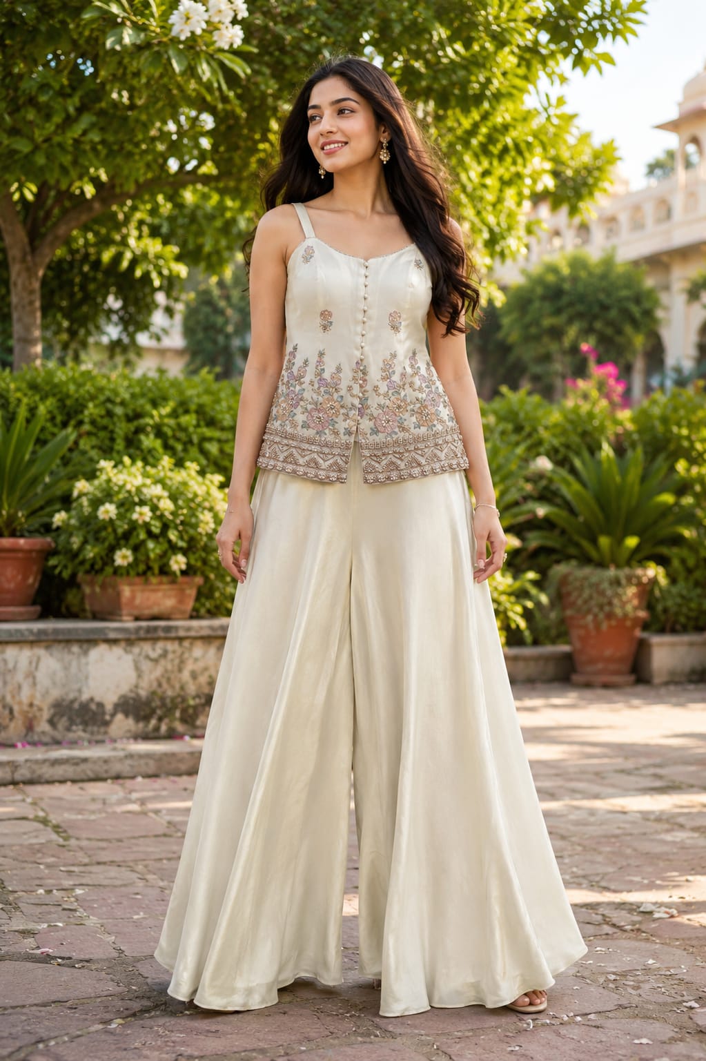 Festive celebrations, daytime weddings, mehendi functions, intimate gatherings, and elegant festive soirées.