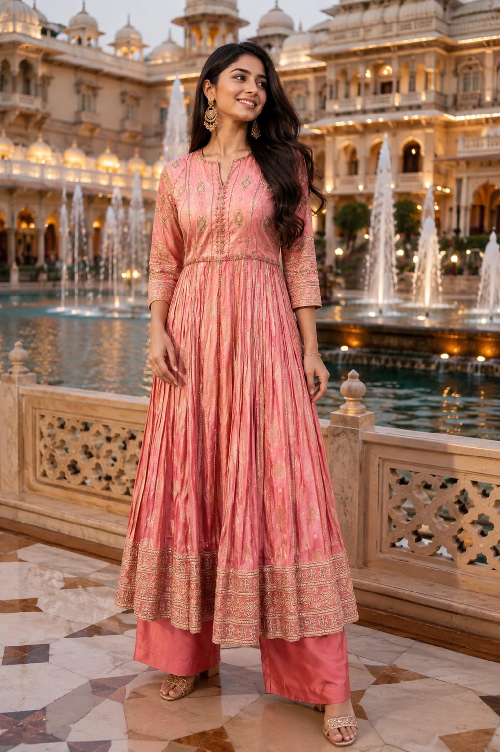 Festive celebrations, weddings, mehendi functions, sangeet ceremonies, family occasions, and traditional gatherings.