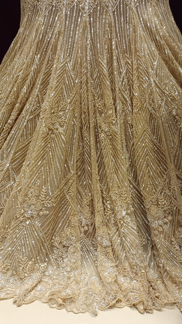 Fisch-cut Lehenga, Bridal functions, receptions, sangeet ceremonies, and grand festive occasions.