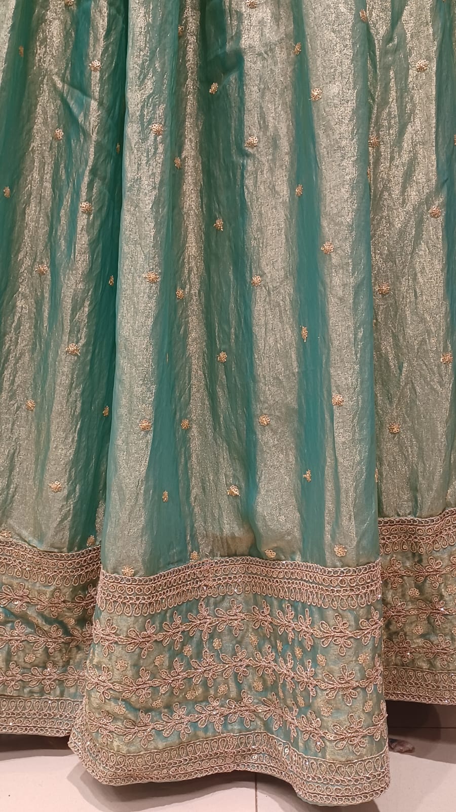 Kurti lehenga, weddings, festive celebrations, mehendi, sangeet, and traditional occasions.